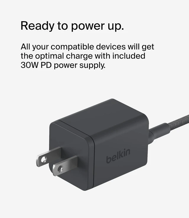 Alt view image 12 of 12 - 2-in-1 MagSafe Wireless Charging Dock 15W Fast Charge iPhone Charger Compatible with iPhone 17 16 15 and 14 Series AirPods Pixel 10 and Other MagSafe Enabled Devices PSU Included - Black