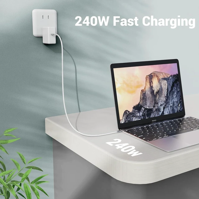 Alt view image 6 of 8 - 2FT USB 4 Cable 240W Short C Cable Fast Charging 40Gbps High Speed Data Transfer 8K 60Hz Single and Dual 4K 60Hz Video Output Compatible with for iPhone 16/16 Pro/16 Plus/16 Pro Max