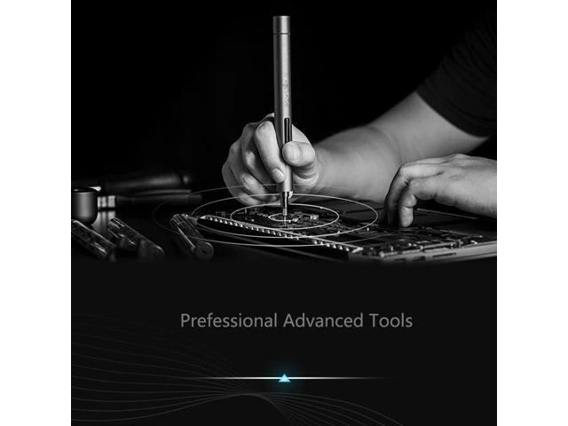 Alt view image 9 of 14 - Mini Electric Screwdriver, 3 LED Lights, Rechargeable Screwdriver Powered Cordless Electric Screwdriver Set with 56 Screw Bits, USB Charging Cable and Magnetizer