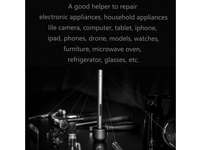 Alt view image 13 of 14 - Mini Electric Screwdriver, 3 LED Lights, Rechargeable Screwdriver Powered Cordless Electric Screwdriver Set with 56 Screw Bits, USB Charging Cable and Magnetizer