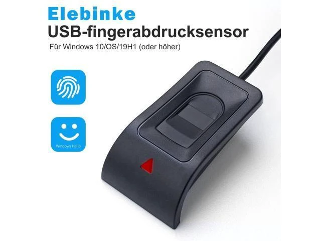 Alt view image 9 of 14 - USB Fingerprint Reader Fingerprint for Windows10/11, Windows Hello Automatic Driver Installation with 5ft Extension Cable-Windows Password Free Operation