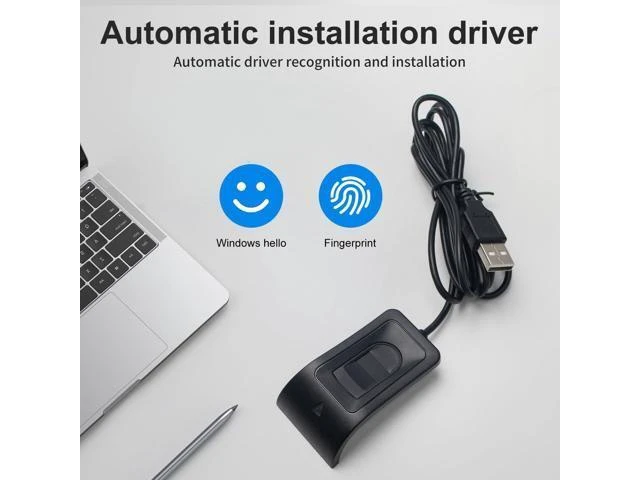 Alt view image 14 of 14 - USB Fingerprint Reader Fingerprint for Windows10/11, Windows Hello Automatic Driver Installation with 5ft Extension Cable-Windows Password Free Operation