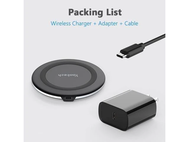 Alt view image 12 of 12 - Wireless Charger 10W Max Wireless Charging Pad with Quick Adapter Compatible with iPhone 17/17 Pro/17 Pro Max/Air/16/15/14/13/SE 2022/12/11/X Galaxy S25/S24/S23 for 3