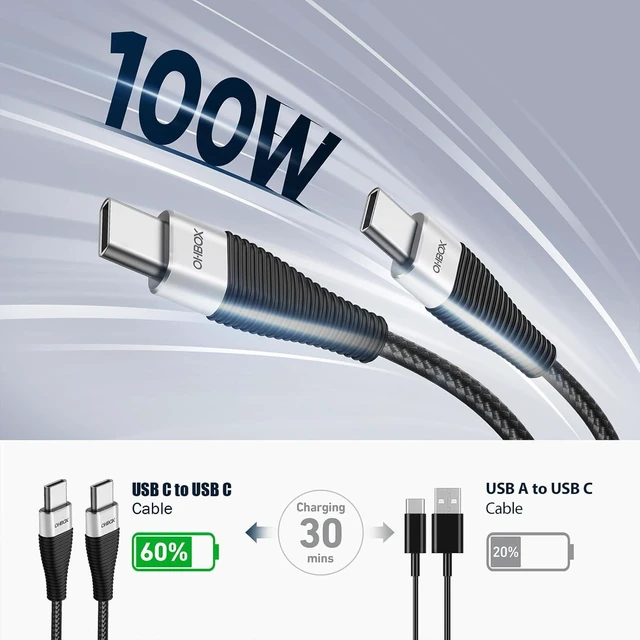 Alt view image 10 of 14 - Extra Long USB C to USB C Cable 15FT 100W USB C Charger Cable Fast Charging Cord Braided Type C Cable for iPhone 17 16 15/15Plus/15Pro/Max MacBook Pro/Air iPad Pro/Air/Mini Pixel Laptop