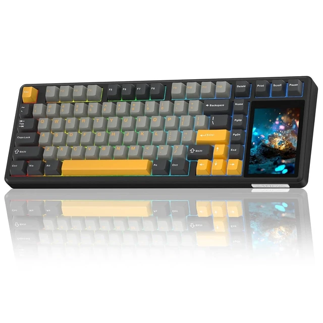Alt view image 9 of 14 - Aula Wireless Keyboard and Headset Combo, Aula L99 Wireless Keyboard G7 Wireless Headset