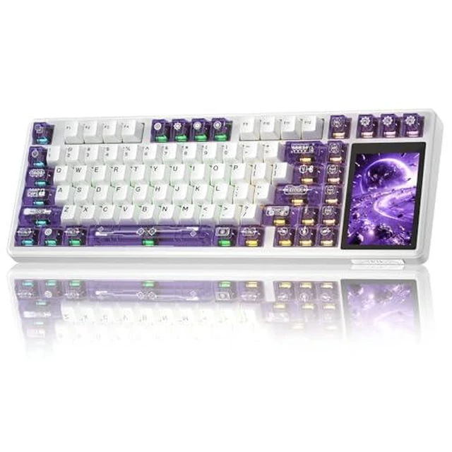 Alt view image 9 of 14 - Aula Wireless Keyboard and Headset Combo, Aula L99 Wireless Keyboard G7 Wireless Headset