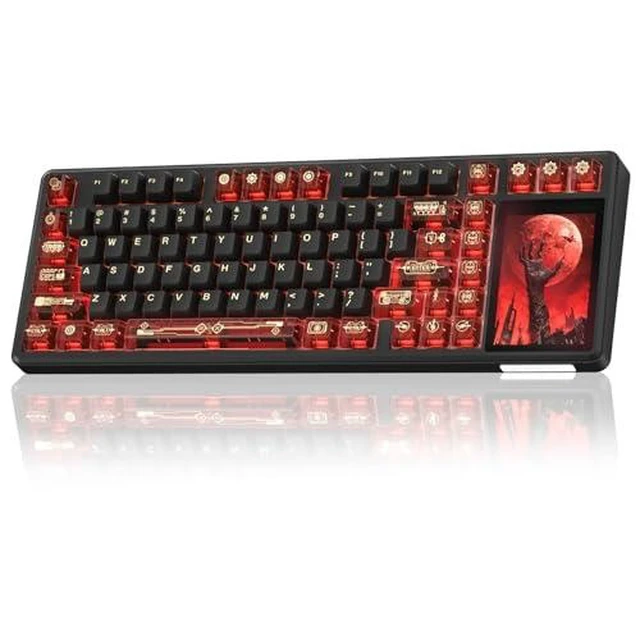 Alt view image 9 of 14 - Aula Wireless Keyboard and Headset Combo, Aula L99 Wireless Keyboard G7 Wireless Headset