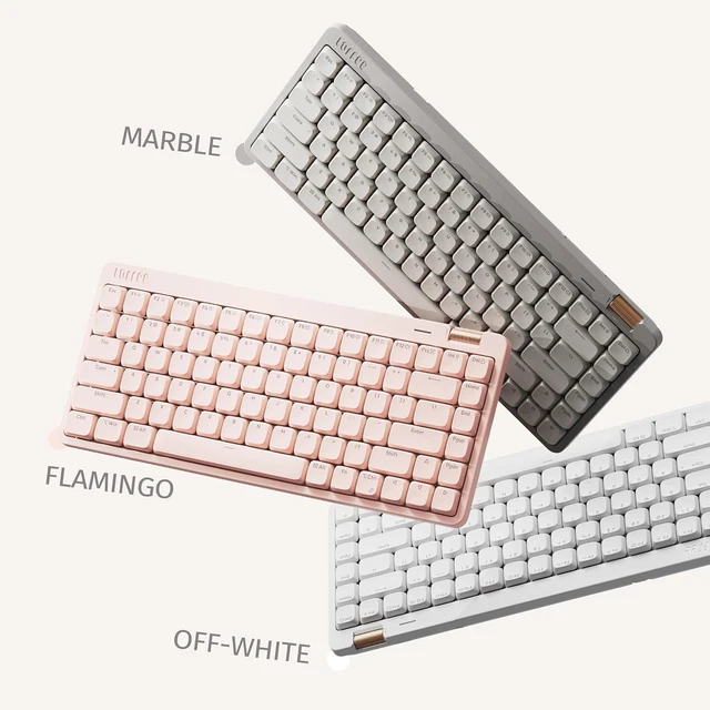 Alt view image 13 of 14 - Flow Lite 84 Keys Low Profile Mechanical Keyboard, 75% Swappable Rechargeable Wireless Keyboard with 2.4G Receiver, Bluetooth and Wired Connection for Windows, Mac/ Specter Linear Switches