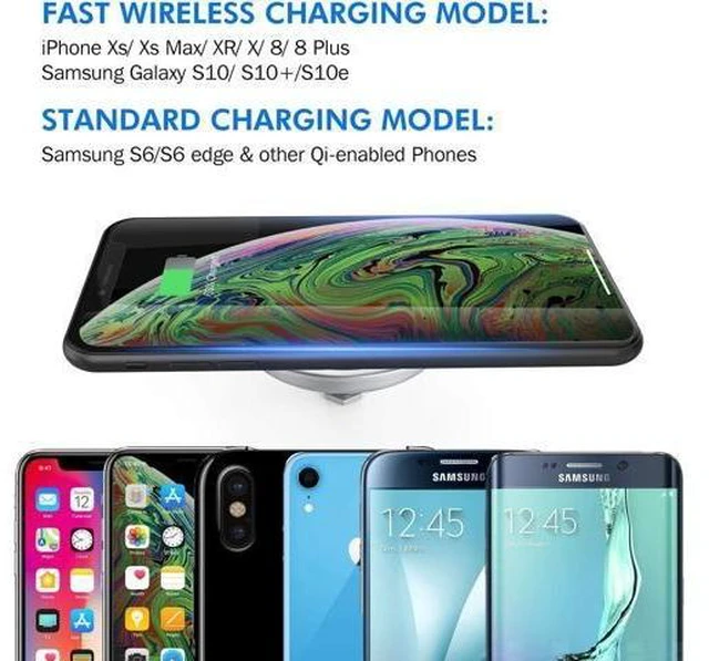 Alt view image 8 of 12 - Desk Wireless Charger 15W Fast Charging Pad for iPhone 17/16/15/14/13/12/11/Pro/Xs Max/XR/AirPods/ Galaxy 10/S10+/S9 Hidden Embed in Furniture Desk Grommet Hole Qi Charger Station