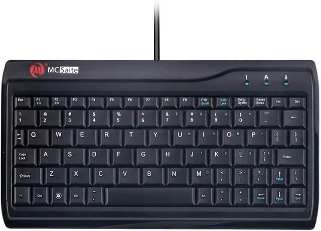 Alt view image 9 of 14 - Super Mini Wired Keyboard, MCSaite Full Size 78 Keys Keypad Small Portable Fit with Professional or Industrial Use for Computer Laptop Mac Notebook