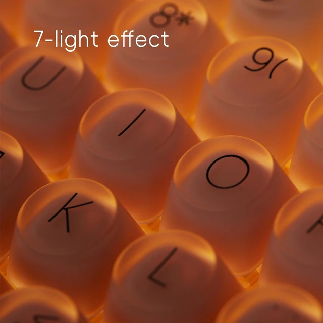 Alt view image 13 of 14 - DOT Foundation Mechanical Keyboard, 75% Rechargeable Hot-swappable Keyboards with 3 Types Connection for Windows, Mac OS/Pink GATERON Baby Racoon Switches