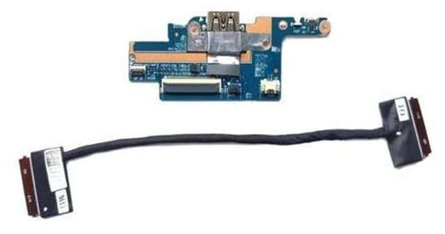 Alt view image 2 of 2 - NS-C433 USB board for C740-14IML laptop motherboard FYG41 NS-C433 USB power button board with cable