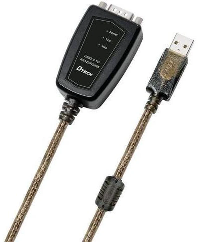 Alt view image 12 of 14 - DTECH USB to RS485 Adapter RS422 Serial Port Cable with CP2102 Chip Terminal Board LED Lights Ferrite Core for Windows 10 8 7 XP Mac (5 Feet)
