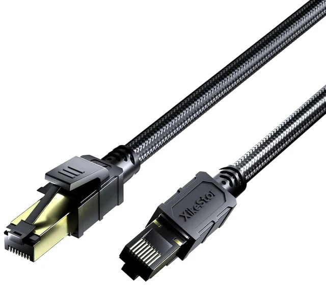 Alt view image 8 of 14 - Cat 7 Ethernet Cable, Heavy Duty High Speed Internet Network Cable, Professional LAN Cable Shielded in Wall (Cat7-25FT)