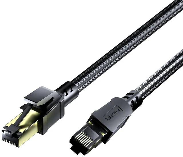 Alt view image 8 of 14 - Cat 8 Ethernet Cable, Heavy Duty High Speed Internet Network Cable, Professional LAN Cable Shielded in Wall (Cat8-26FT)