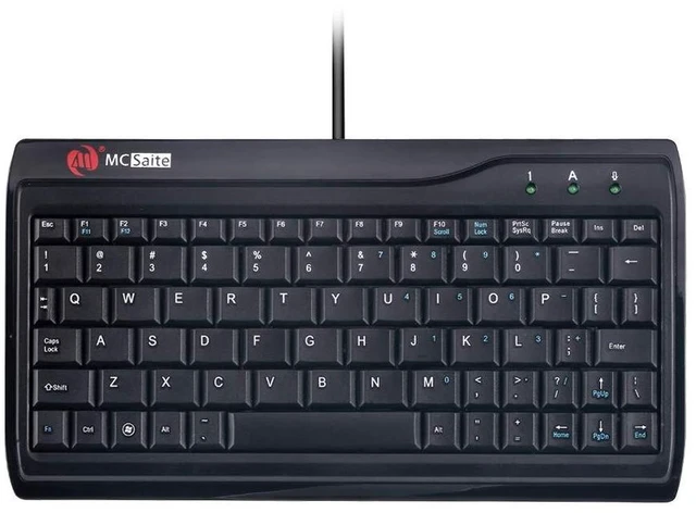 Alt view image 9 of 14 - Super Mini Wired Keyboard, MCSaite Full Size 78 Keys Keypad Small Portable Fit with Professional or Industrial Use for Computer Laptop Mac Notebook
