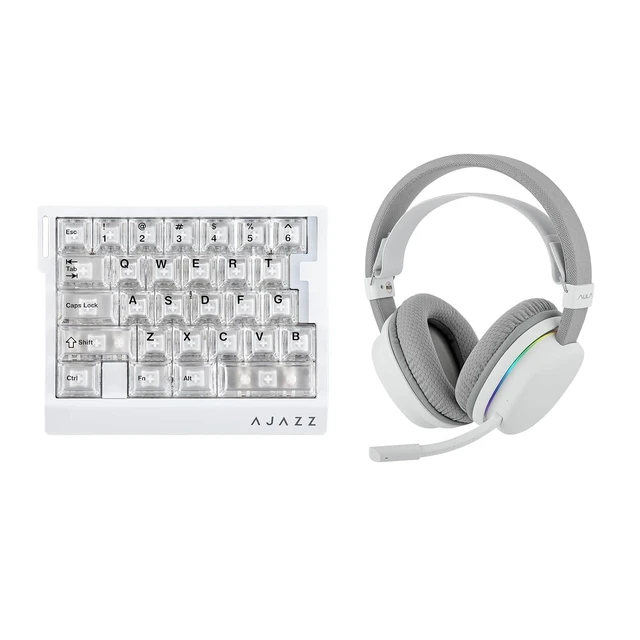 Alt view image 2 of 2 - AJAZZ AK029 Rapid Fast Gaming Keyboard with Aula G7 Gaming Headset