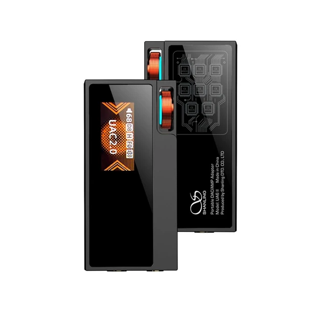 Alt view image 7 of 12 - UA6 II Portable Headphone Amplifier, The First 8×CS43131 Flagship USB Dongle DAC AMP, 133dB SNR, Supports 768kHz/32bit & DSD512, 365mW@32 Balanced Output, 3.5mm+4.4mm Jacks (Black)