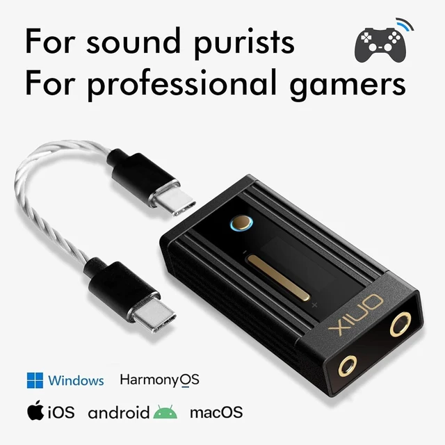 Alt view image 9 of 14 - Alpha XI1 Protable DAC/Headphone Amplifier, Hi res lessloss Sound with CS43198 SGM8262-2 Chips PCM768 DSD512 3.5mm+4.4mm Outpu, App Control for Phones Tablets laptops PC