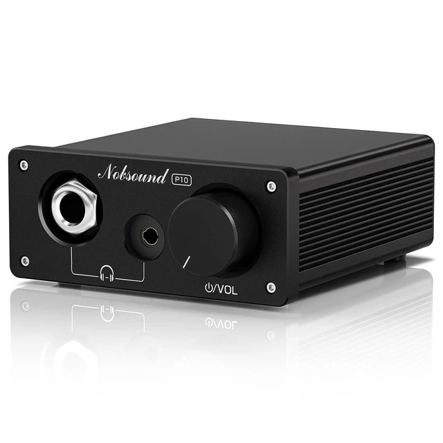 Alt view image 8 of 14 - Nobsound P10 HiFi Headphone Amplifier: 1100mW Output (24600) 30V Boost RCA/3.5mm Inputs & 6.35/3.5mm Outputs Swappable Op-Amps for Audiophiles & HiFi Music Lovers