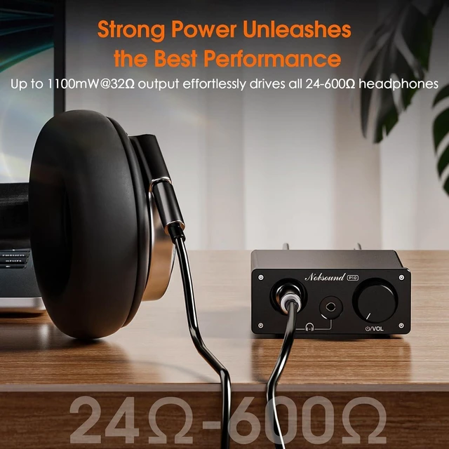 Alt view image 10 of 14 - Nobsound P10 HiFi Headphone Amplifier: 1100mW Output (24600) 30V Boost RCA/3.5mm Inputs & 6.35/3.5mm Outputs Swappable Op-Amps for Audiophiles & HiFi Music Lovers
