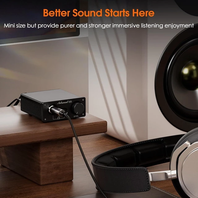 Alt view image 13 of 14 - Nobsound P10 HiFi Headphone Amplifier: 1100mW Output (24600) 30V Boost RCA/3.5mm Inputs & 6.35/3.5mm Outputs Swappable Op-Amps for Audiophiles & HiFi Music Lovers