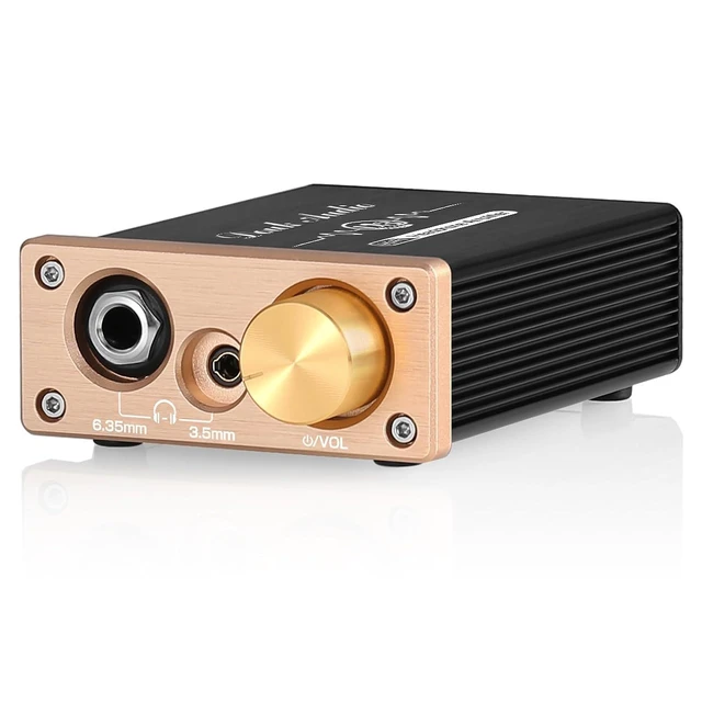 Alt view image 8 of 14 - U3 PRO HiFi Mini Class A Headphone Amplifier High-Power Desktop Amp for 18-600 Headphones, 1500mW Output, 3.5mm & 6.35mm Jacks, DC 5V