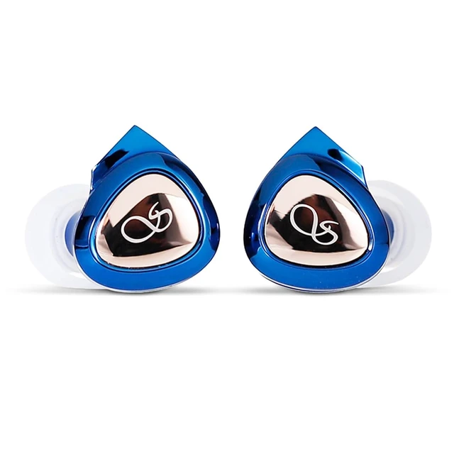 Alt view image 14 of 14 - SONO in-Ear Headphones Wired Earbuds, in Ear Monitor Hi-Res 2DD+1BA IEMs, Triple Dynamic Hybrid Lossless Earphones, 2 pin 0.78mm, 3.5mm Plug, Two Pair Replaceable Tunning Nozzles-Blue