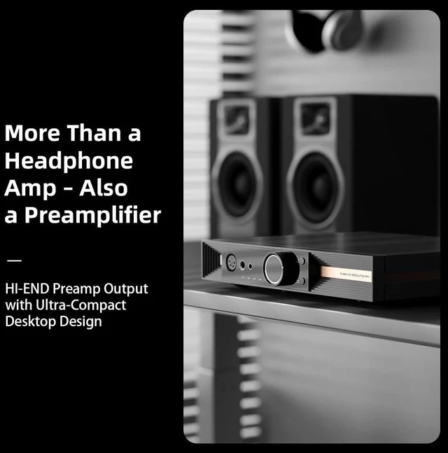 Alt view image 13 of 14 - SMSL V.M.V P2 MK2 (Upgraded) Hi-Res Headphone Amplifier,Full Balanced, 99-piece Op-Amp Parallel Matrix, SNR 135dB, THD+N 0.00006%, Hi-End Preamp High Output Power 16/14W, 32/8W, with USB Port