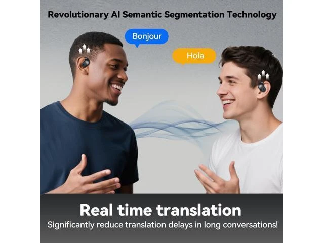 Alt view image 9 of 10 - Xmenha Ai Translation Earbuds Real Time 144 Languages Translator Earbuds Real Time Translating Ai Headphones Language Translation AudíFonos Traductores Traductor De Ingles EspañOl