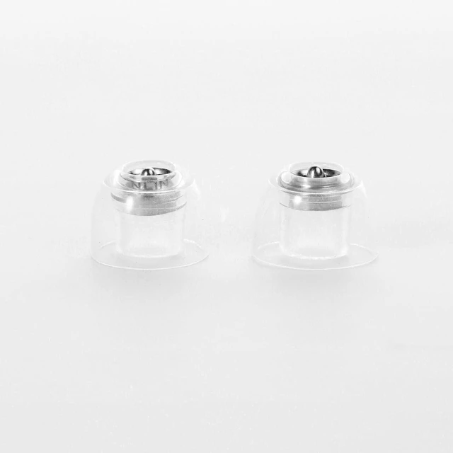 Alt view image 14 of 14 - SE100 Invisble Medical Silicone Ear Tips (S/M/L Sizes) - Noise Isolating Ergonomic Eartips for IEMs, Designed for Audiophiles & Musicians (Transparent, Medium)