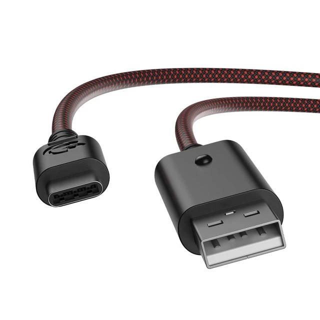 Alt view image 9 of 14 - USB-C Cable for G7 SE, G7, T4 Kaleid (Black & Red)