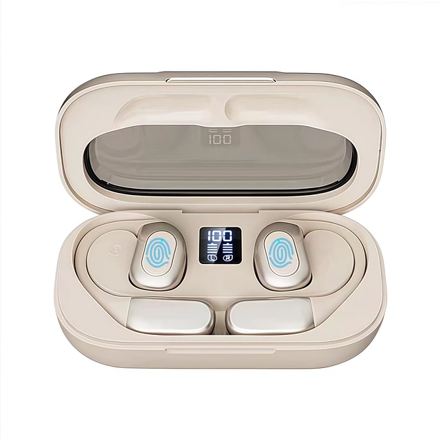 Alt view image 6 of 10 - AI Translator Earbuds, OWS Real-Time 3-in-1 Translation Earbuds 144 Languages & Accents, Translating Earbuds Real Time for Travel Business Learning, Translator Device Headphones (Milky White)