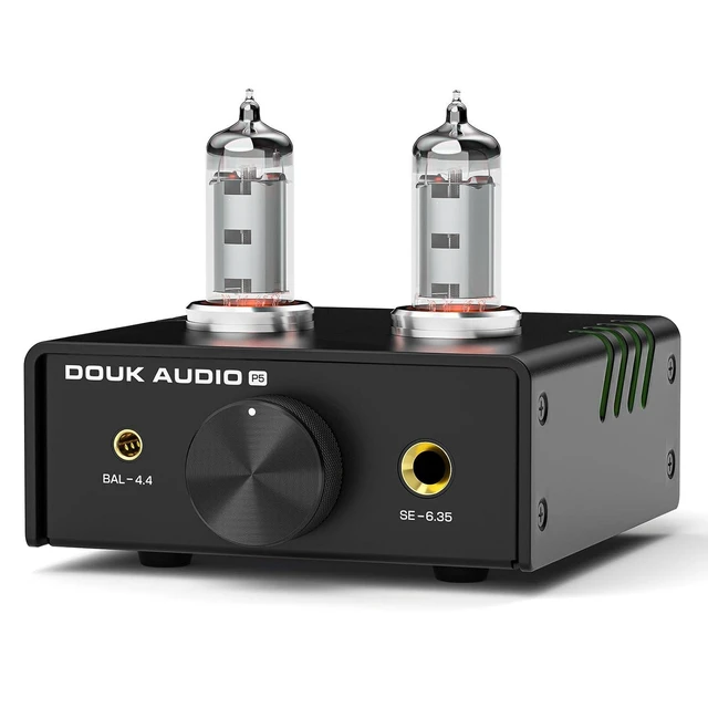 Alt view image 8 of 14 - P5 Mini Tube Headphone Amplifier: 4.4mm Balanced & 6.35mm Output Preamp for Hi-Fi Desktop StudioDual-Mono DesignOp-Amp Tube RollingAdjustable Gain 16-600