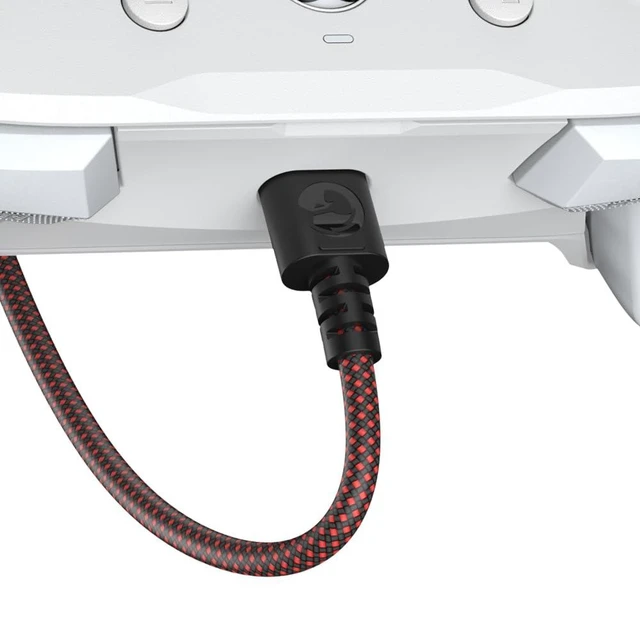 Alt view image 14 of 14 - USB-C Cable for G7 SE, G7, T4 Kaleid (Black & Red)