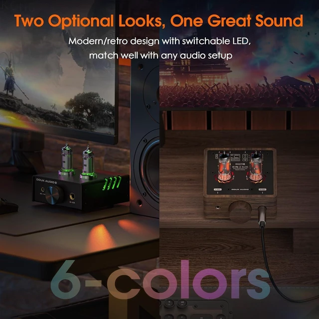 Alt view image 13 of 14 - P5 Mini Tube Headphone Amplifier: 4.4mm Balanced & 6.35mm Output Preamp for Hi-Fi Desktop StudioDual-Mono DesignOp-Amp Tube RollingAdjustable Gain 16-600
