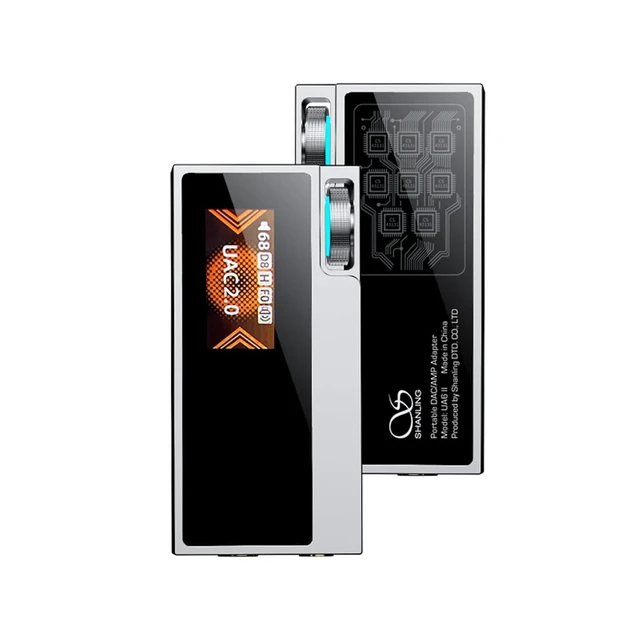 Alt view image 7 of 12 - UA6 II Portable Headphone Amplifier, The First 8×CS43131 Flagship USB Dongle DAC AMP, 133dB SNR, Supports 768kHz/32bit & DSD512, 365mW@32 Balanced Output, 3.5mm+4.4mm Jacks, Silver