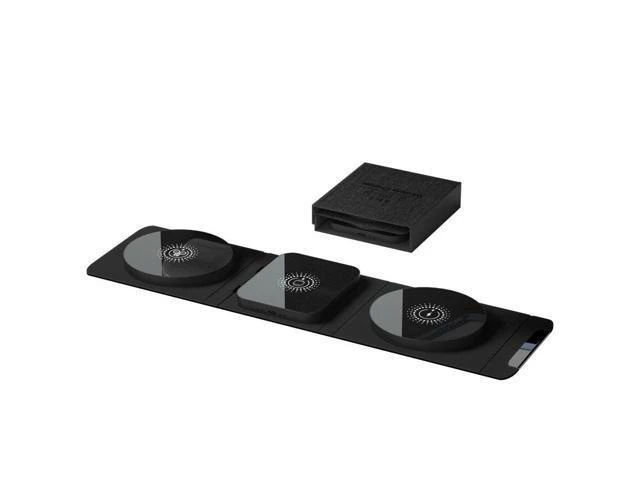 Alt view image 11 of 12 - Multifunctional Wireless Charger Cargador Inalambrico Portable Charger Foldable 3 in 1 Wireless Magnetic Charger