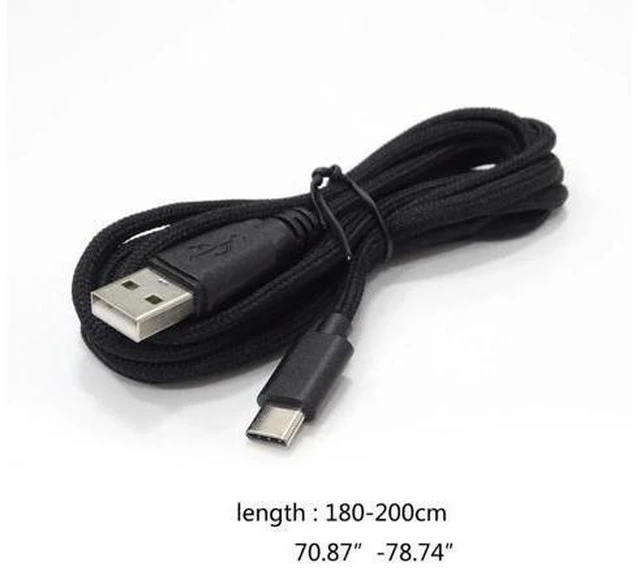 Alt view image 12 of 12 - USB Type C Mouse Charging Cable for Mouse and Keyboard Replacement Repair Part
