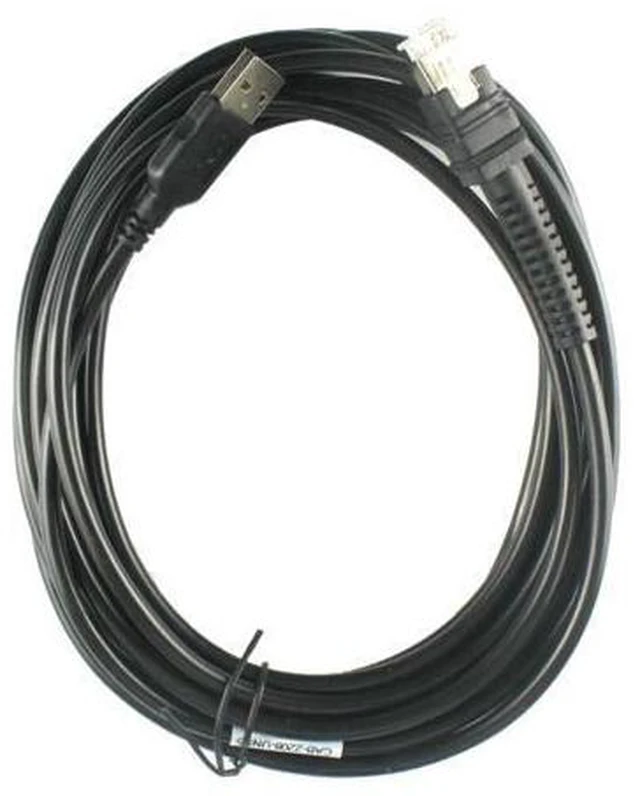 Alt view image 4 of 6 - Cable de datos recto para escáner, Cable USB de 5M para Escáner de código de barras Zebra LI3608 LI3678 DS3608 DS3678
