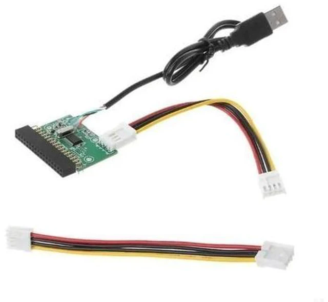 Alt view image 8 of 8 - USB Cable Adapter 34P Floppy Connector Includes Power Cable Connector