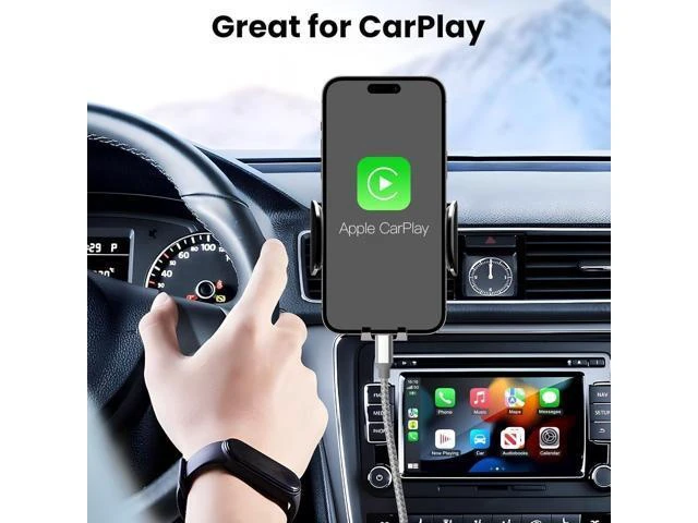 Alt view image 12 of 14 - SOEWIOU USB C Cable3 Pack 10FT 60W Fast Charging USB C to USB C Cable, Durable Type C Charger Cable for iPhone 17/16/15/iPad MacBook CarPlay and More-Grey White