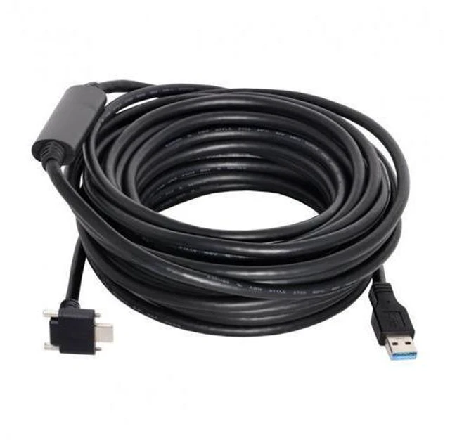Alt view image 13 of 14 - FVH 8.0M Down Up Angled USB 3.1 Type-C Dual Screw Locking to USB3.0 Data GL3523 Repeater Cable 90 Degree for Camera Oculus Quest Link