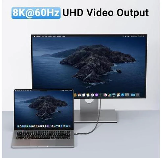 Alt view image 9 of 10 - USB 4 Data Cable(1.5FT 2packs) 40Gbps Data Transfer 8K Video and USB C to USB C 240W Charging Compatible with iPhone 15/Pro/Plus/Pro Max Galaxy Thunderbolt 4/3 Cable and USB-C