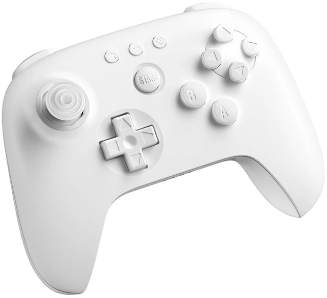 Alt view image 8 of 14 - 64 Bluetooth Controller for Analogue 3D, Switch, Switch 2, Windows, and Android (White)