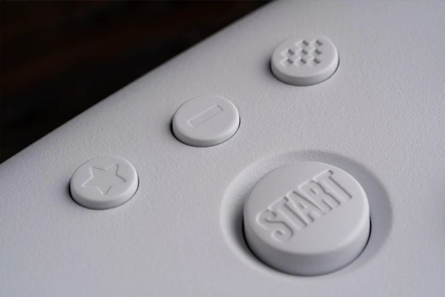 Alt view image 14 of 14 - 64 Bluetooth Controller for Analogue 3D, Switch, Switch 2, Windows, and Android (White)