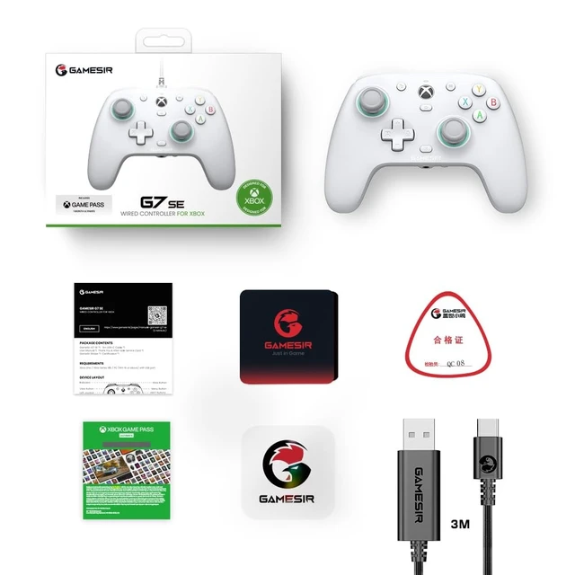 Alt view image 14 of 14 - G7 SE Wired Controller for Xbox Series X|S, Xbox One & Windows 10/11, Plug and Play Gaming Gamepad with Hall Effect Joysticks/Hall Trigger, 3.5mm Audio Jack