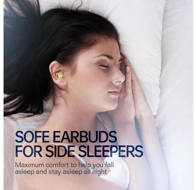 Alt view image 9 of 14 - Invisible Sleep Headphones Sleep Earbuds for Side Sleepers Small Comfortable Fit Noise Blocking Sleep Earbuds Bluetooth 5.3 Wireless Earphones in-Ear Ear Buds for Sleeping - Green