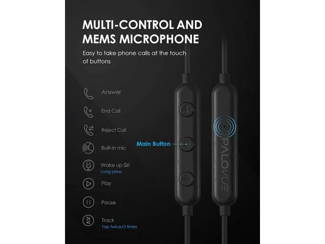 Alt view image 10 of 12 - iPhone Headphones Earbuds Earphones wtih Lightning Connector MFi Certified Compatible 14 13 12 11 Pro Max X XS XR 8 7 Plus with Microphone Controller SweetFlow Black