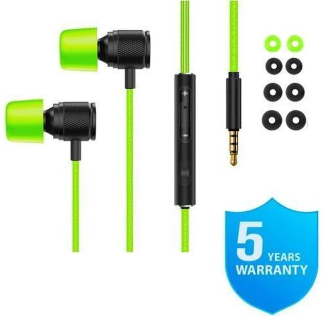 Alt view image 13 of 14 - Ultra Wired Earbuds in-Ear Headphones 5 Years Warranty Earphones with Microphone Noise Isolating Ear Buds Memory Foam for iPhone School Students Kids Women Small Ears - Green